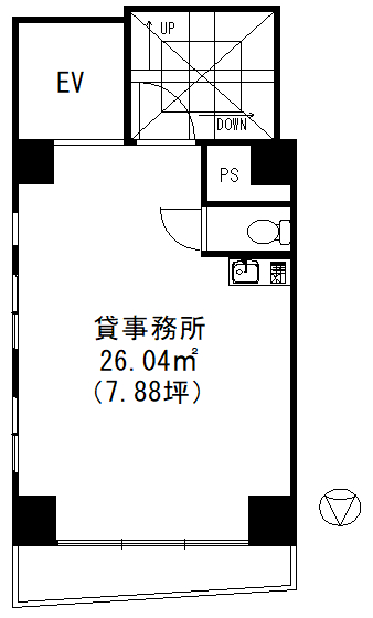 ISC秋葉原5階間取図